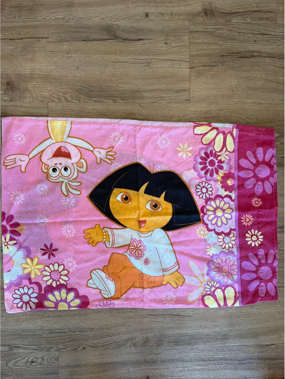 Vintage Y2K Dora the Explorer Pillow Case